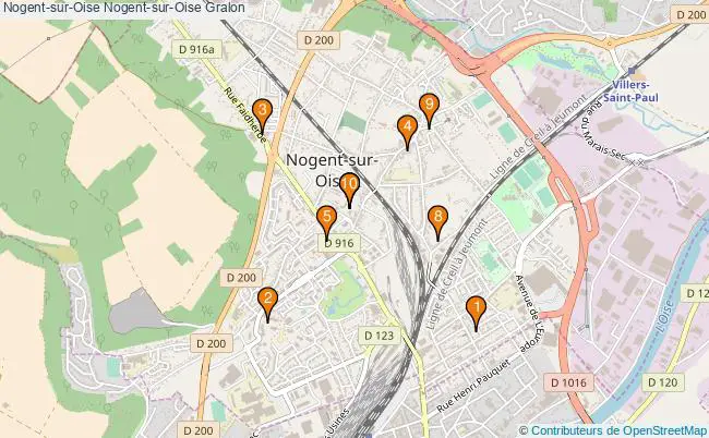 plan Nogent-sur-Oise Nogent-sur-Oise Associations Nogent-sur-Oise Nogent-sur-Oise : 12 associations