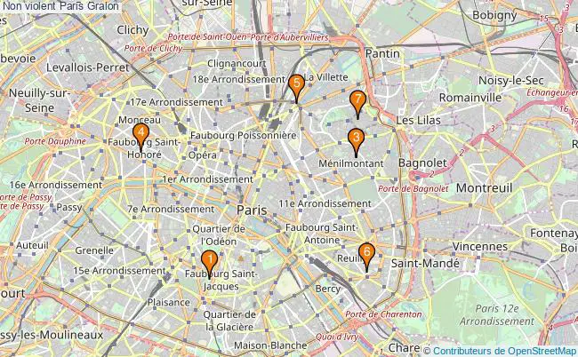 plan Non violent Paris Associations non violent Paris : 6 associations