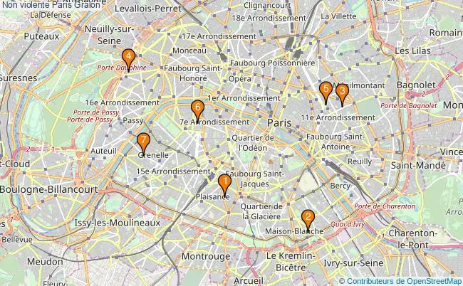 plan Non violente Paris Associations non violente Paris : 9 associations