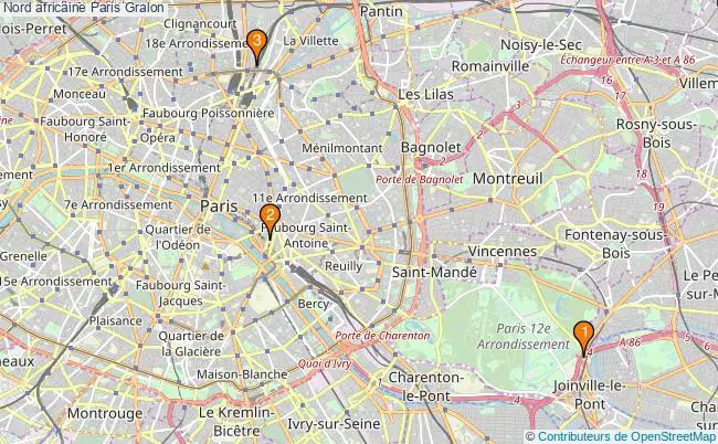 plan Nord africaine Paris Associations nord africaine Paris : 3 associations