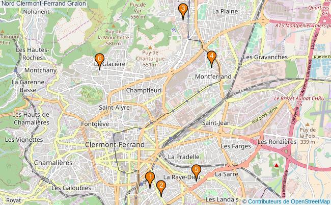 plan Nord Clermont-Ferrand Associations Nord Clermont-Ferrand : 8 associations