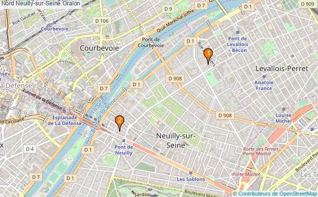 plan Nord Neuilly-sur-Seine Associations Nord Neuilly-sur-Seine : 3 associations