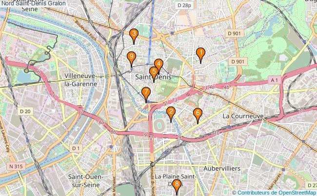plan Nord Saint-Denis Associations Nord Saint-Denis : 11 associations
