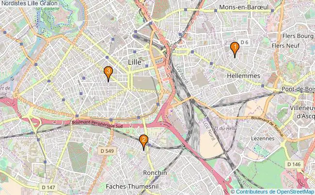 plan Nordistes Lille Associations Nordistes Lille : 3 associations