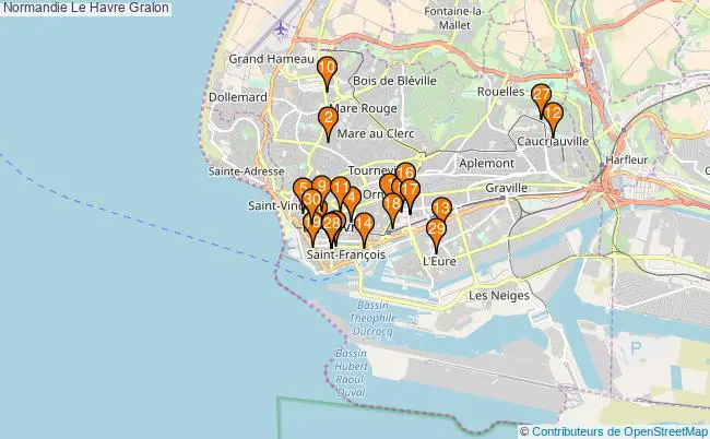 plan Normandie Le Havre Associations Normandie Le Havre : 96 associations