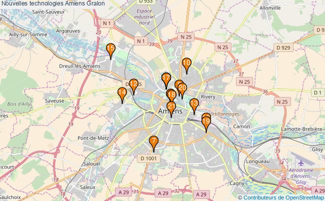 plan Nouvelles technologies Amiens Associations nouvelles technologies Amiens : 23 associations
