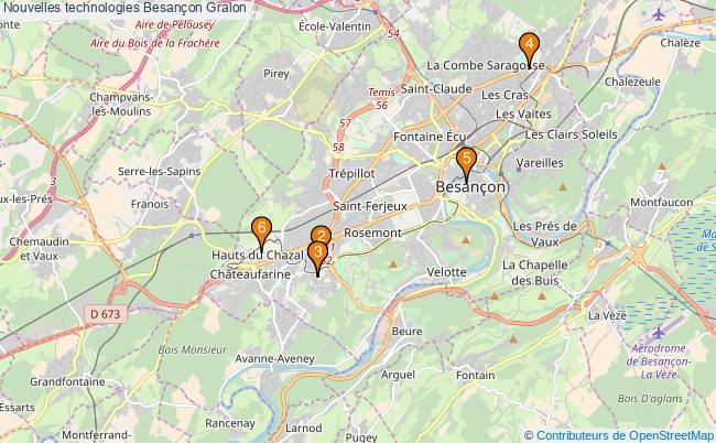 plan Nouvelles technologies Besançon Associations nouvelles technologies Besançon : 5 associations
