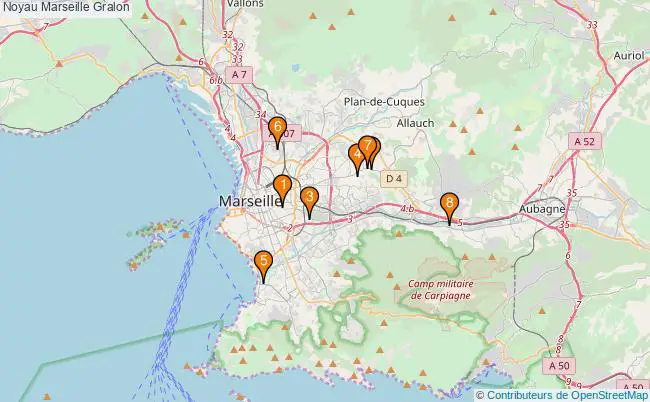 plan Noyau Marseille Associations noyau Marseille : 8 associations