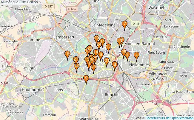 plan Numérique Lille Associations Numérique Lille : 56 associations