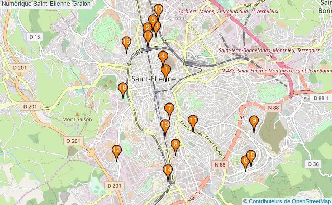 plan Numérique Saint-Etienne Associations Numérique Saint-Etienne : 20 associations