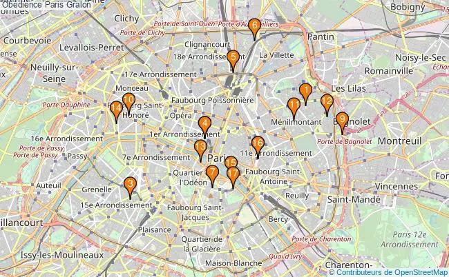 plan Obédience Paris Associations obédience Paris : 19 associations