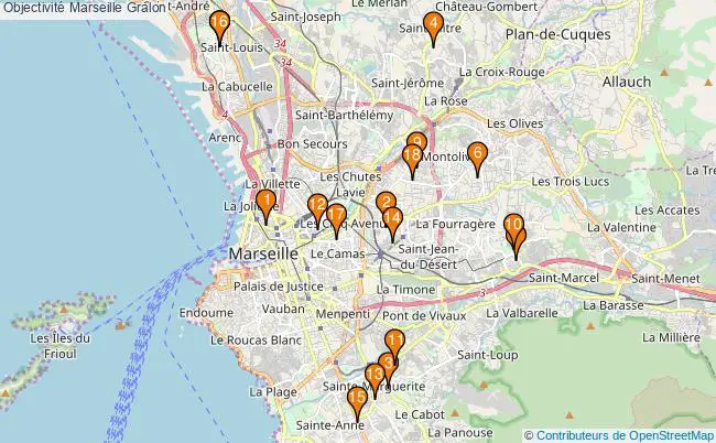 plan Objectivité Marseille Associations objectivité Marseille : 20 associations