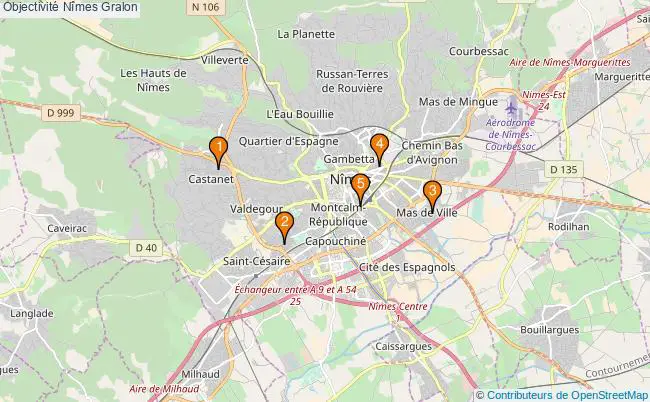 plan Objectivité Nîmes Associations objectivité Nîmes : 5 associations