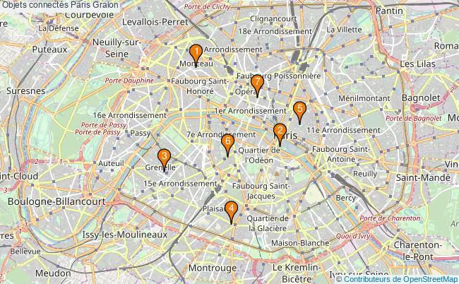 plan Objets connectés Paris Associations objets connectés Paris : 8 associations