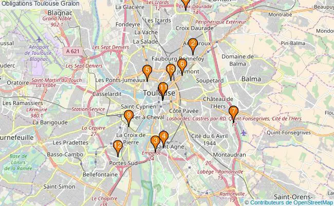 plan Obligations Toulouse Associations obligations Toulouse : 13 associations