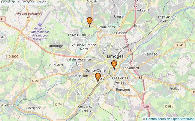 plan Obstétrique Limoges Associations Obstétrique Limoges : 3 associations
