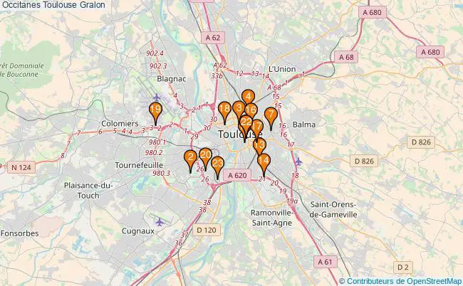 plan Occitanes Toulouse Associations occitanes Toulouse : 23 associations