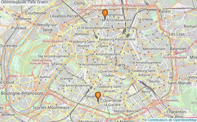 plan Odontologiques Paris Associations odontologiques Paris : 2 associations