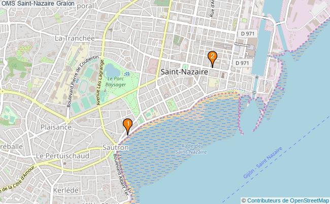 plan OMS Saint-Nazaire Associations OMS Saint-Nazaire : 3 associations