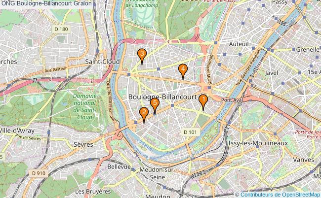 plan ONG Boulogne-Billancourt Associations ONG Boulogne-Billancourt : 5 associations