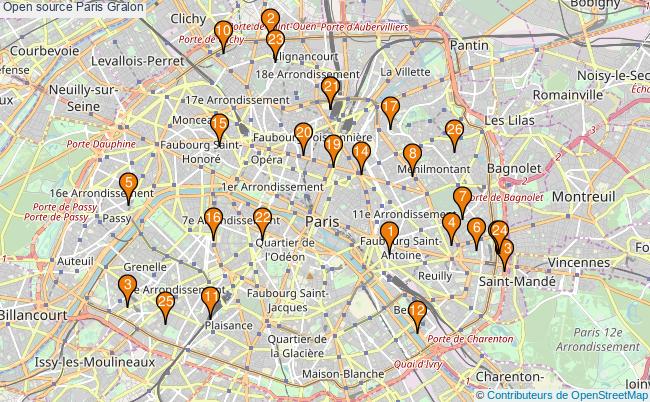 plan Open source Paris Associations open source Paris : 42 associations