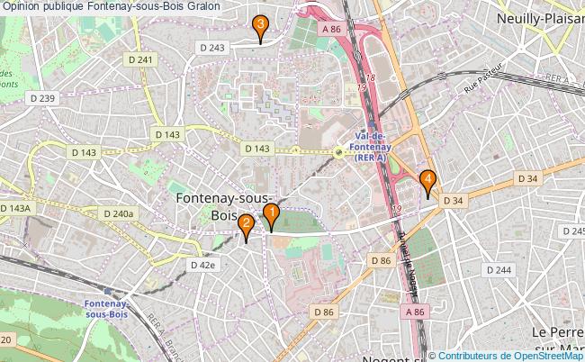 plan Opinion publique Fontenay-sous-Bois Associations opinion publique Fontenay-sous-Bois : 4 associations