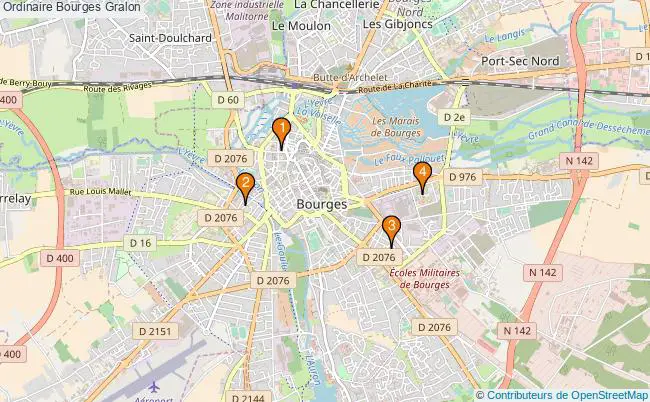 plan Ordinaire Bourges Associations Ordinaire Bourges : 4 associations