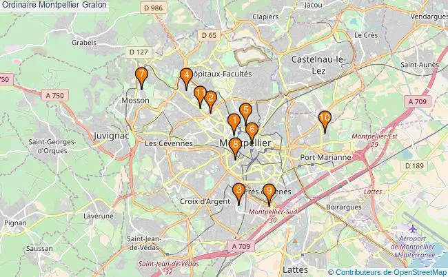 plan Ordinaire Montpellier Associations Ordinaire Montpellier : 13 associations