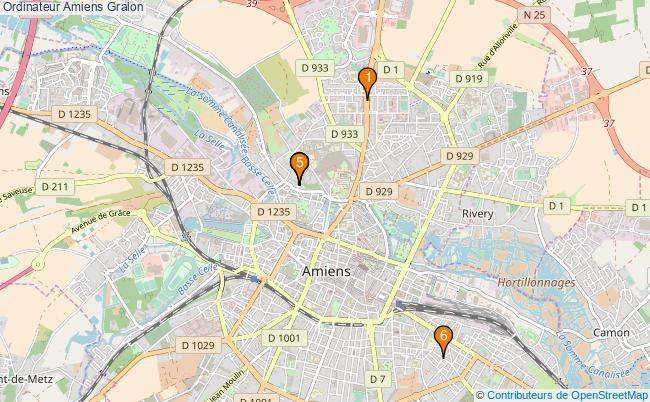 plan Ordinateur Amiens Associations ordinateur Amiens : 6 associations