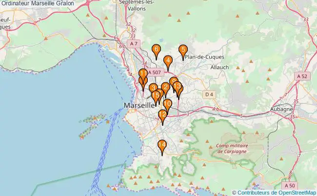 plan Ordinateur Marseille Associations ordinateur Marseille : 20 associations