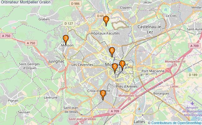 plan Ordinateur Montpellier Associations ordinateur Montpellier : 7 associations