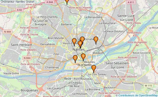 plan Ordinateur Nantes Associations ordinateur Nantes : 10 associations