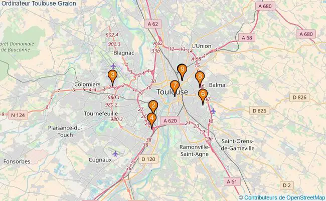 plan Ordinateur Toulouse Associations ordinateur Toulouse : 10 associations