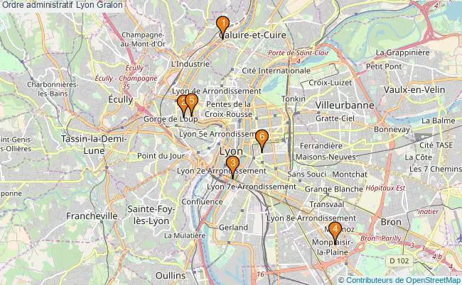plan Ordre administratif Lyon Associations ordre administratif Lyon : 4 associations