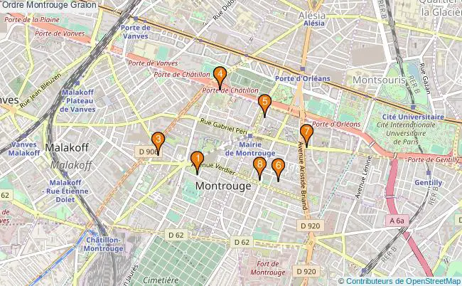 plan Ordre Montrouge Associations ordre Montrouge : 8 associations