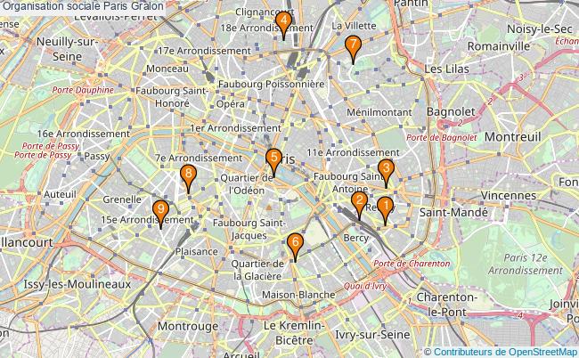 plan Organisation sociale Paris Associations organisation sociale Paris : 11 associations