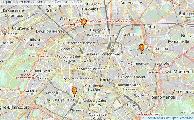 plan Organisations non-gouvernementales Paris Associations organisations non-gouvernementales Paris : 5 associations