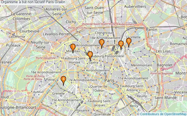 plan Organisme à but non lucratif Paris Associations organisme à but non lucratif Paris : 9 associations