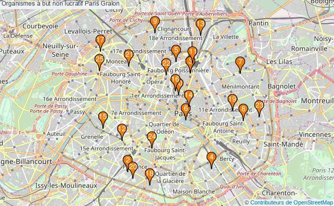 plan Organismes à but non lucratif Paris Associations organismes à but non lucratif Paris : 33 associations