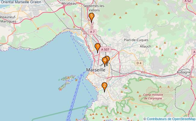 plan Oriental Marseille Associations Oriental Marseille : 5 associations