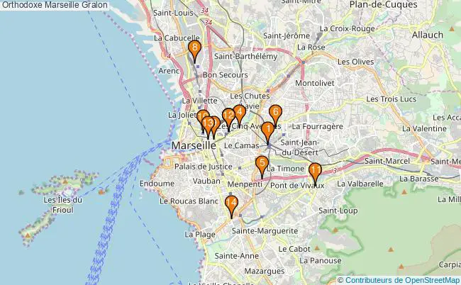 plan Orthodoxe Marseille Associations orthodoxe Marseille : 11 associations
