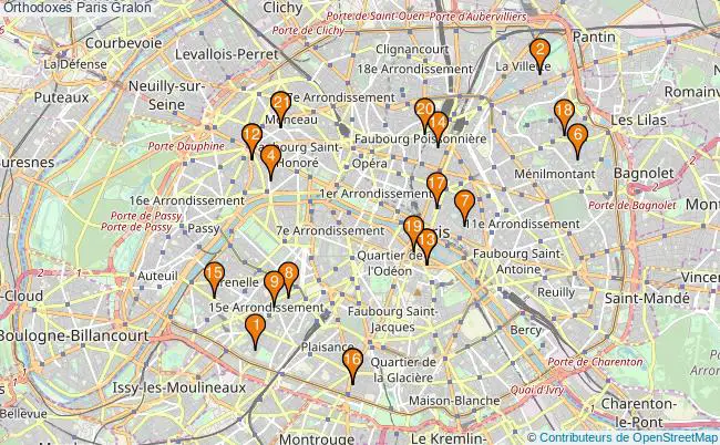 plan Orthodoxes Paris Associations Orthodoxes Paris : 24 associations