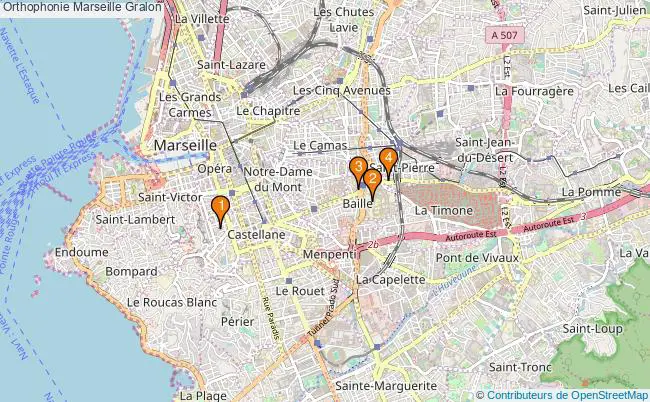 plan Orthophonie Marseille Associations orthophonie Marseille : 4 associations