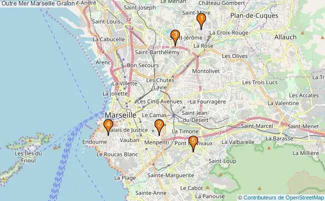 plan Outre Mer Marseille Associations Outre Mer Marseille : 5 associations