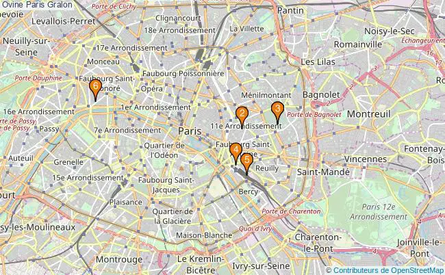plan Ovine Paris Associations ovine Paris : 6 associations