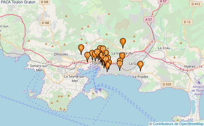 plan PACA Toulon Associations PACA Toulon : 32 associations