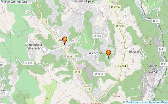 plan Paillon Contes Associations Paillon Contes : 3 associations