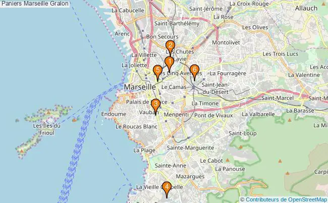 plan Paniers Marseille Associations Paniers Marseille : 7 associations