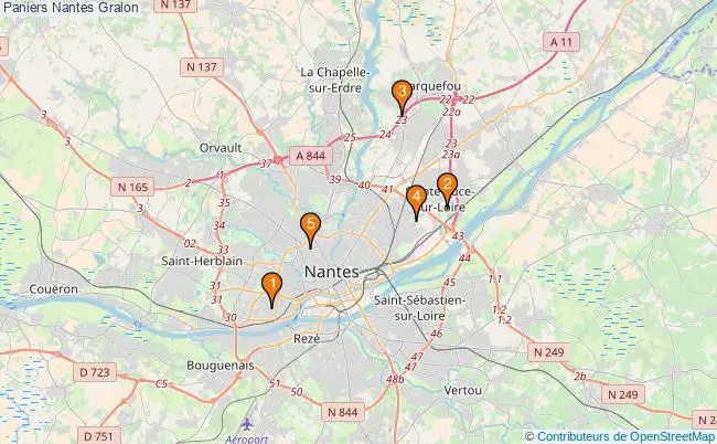 plan Paniers Nantes Associations Paniers Nantes : 8 associations