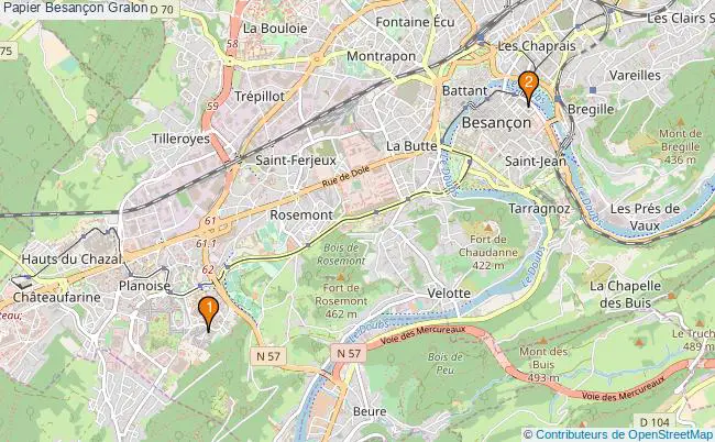plan Papier Besançon Associations papier Besançon : 5 associations